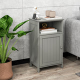 Tangkula Bathroom Floor Storage Cabinet