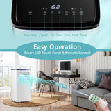 Portable Air Conditioner for Room up to 350 Sq. Ft, 10000 BTU 3-in-1 AC Unit for Bedroom with Dehumidifier/Fan/Cool/Sleep Mode