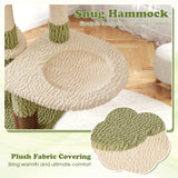 Tangkula Cute Cat Tree with Sisal Scratching Posts