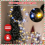 Tangkula 4.6 FT Christmas 3D Lighted Reindeer, Pre-Lit Rattan Buck with Large Antlers & 170 LED Lights
