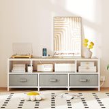 Tangkula Farmhouse TV Stand for TVs up to 65"