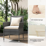 Tangkula 3Piece Patio Furniture Set