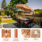 6ft Thatched Patio Umbrella - Tangkula