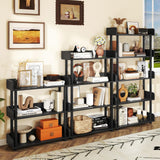 Tangkula 4-Tier Bookshelf Freestanding Bookcase with Anti-Tipping Kit