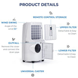 3 in 1 Air Cooler with Fan & Dehumidifier (12000BTU)