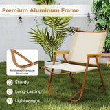 Tangkula Portable Folding Lawn Chairs for Fishing Hiking Picnic Camp