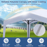 Tangkula UPF50+ Portable Outdoor Tent with Wheeled Bag