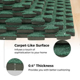 Tangkula 25 Pack-100 Sq.Ft. Foam Floor Tiles for Living Room
