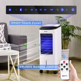 Evaporative Cooler, Portable Air Cooler with LED Display, Remote Control