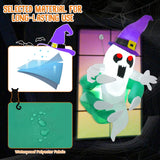 Tangkula 3.6 FT Halloween Inflatable Ghost Broke Out from Window