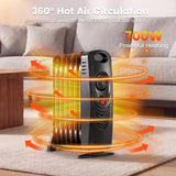 Tangkula Oil Filled Radiator Heater | 700W Portable Space Heater Radiator