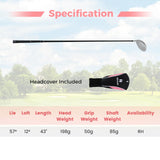 Tangkula Driver Golf Club for Women 460CC, Single Golf Club for Right Handed Golfers
