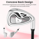 Tangkula #7 Iron Single Golf Club for Women, Head Cover for Right Handed Golfers, 36.5 Inch
