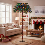 Tangkula Christmas Lighted Palm Tree