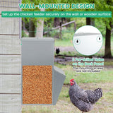 Tangkula Galvanized Chicken Feeder