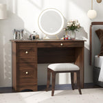 Computer Desk with 3 Drawers - Tangkula