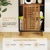 Tangkula 5 Tier Bookcase with Reversible Adjustable Shelf
