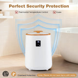 Tangkula 18 L Large Blanket Towel Warmer with LED Display for Bathroom