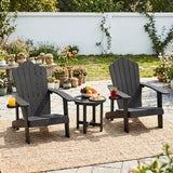 Tangkula Outdoor Side Table | HIPS Adirondack Side Table with Weather-Resistant (1/2)