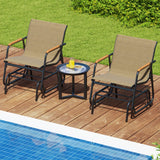 Tangkula Patio Glider Chair