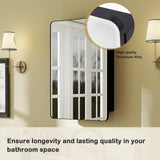 Tangkula Bathroom Medicine Cabinet with Mirror
