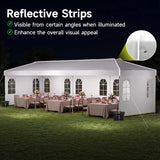 Tangkula 10x30 FT Pop Up Canopy with Center Lock