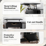 Tangkula Computer Desk with Lift Top