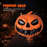 Tangkula 5.2 FT Orange Halloween Skeleton