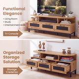 Tangkula TV Stand for TVs up to 75 Inch for Living Room