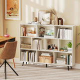Tangkula 10-Cube Bookcase Modern 55”L Storage Bookshelf