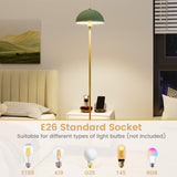 Tangkula 64”H Tall Standing Lamp with Adjustable Lamp Head and Foot Switch
