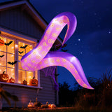Tangkula 6.5 Ft Halloween Inflatable Tentacles, Blow up Octopus Legs