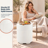 Tangkula Outdoor Cooler Side Table | 3-in-1 Ice Bucket Holds 25 Beverage Cans