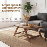 Tangkula  35.5-Inch Rectangle Wooden Center Table for Living Room