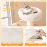 Tangkula Multi Layer Wood Cat Tower with Scratching Posts