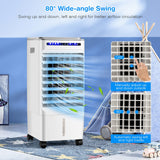 Portable Evaporative Air Cooler, 3 in 1 Swamp Cooler with Remote Control