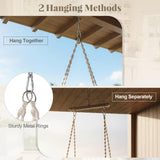 Tangkula Boho Style Macrame Hammock Swing