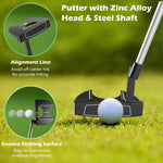 9 Pieces Men's Complete Golf Club Set Right Handed - Tangkula