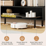 Tangkula 3 Cubby TV Stand for TVs up to 70"