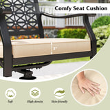 Tangkula Swivel Patio Chair Set of 4
