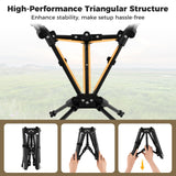 Tangkula Portable Camping Chair Ultra-Lightweight Compact  with Side Pocket