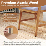 Tangkula Patio Wicker Dining Chairs Set