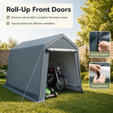 Tangkula 8.3 x 14 FT Heavy Duty Outdoor Storage Shed