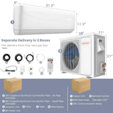 9000BTU Split Air Conditioner & Heater - Tangkula