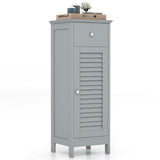 Tangkula Bathroom Floor Storage Cabinet