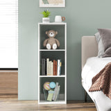 Tangkula 3-Cube Bookcase, 4-Tier Bookshelf with Open Compartments