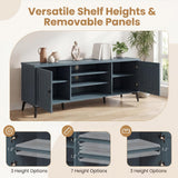 Tangkula Modern TV Stand for TVs up to 65"
