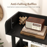 Tangkula 4-Tier Bookshelf Freestanding Bookcase with Anti-Tipping Kit