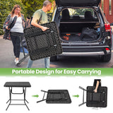Tangkula 31.5" Square Folding Table