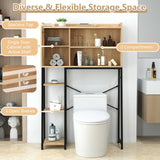 Tangkula Over The Toilet Storage Cabinet